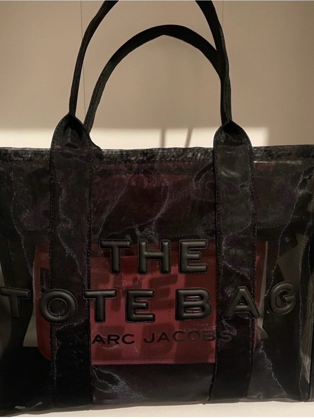 Marc Jacobs Large Mesh Black Tote